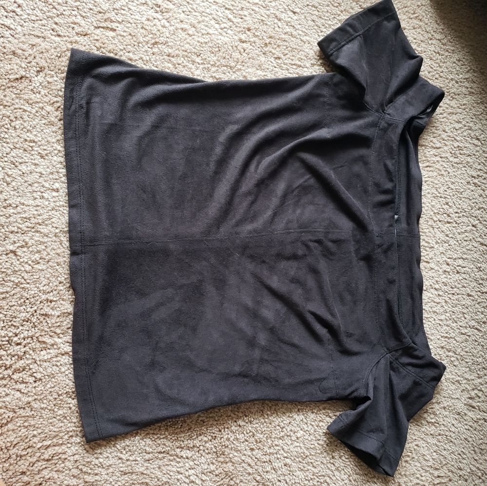 Black velvet shirt - Highline XS